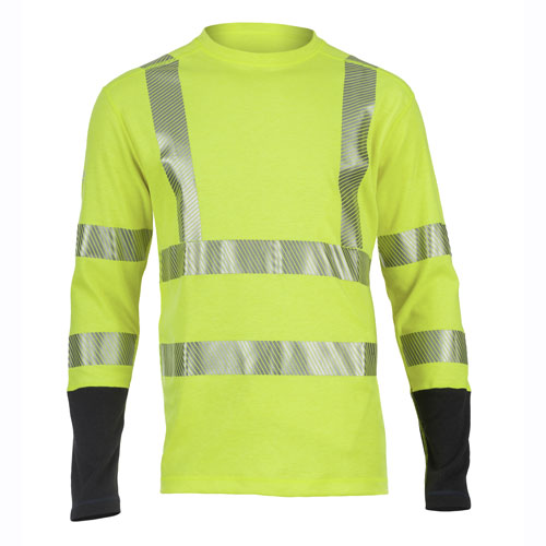 Pro Dry FR Dual Hazard Hi-Vis Shirt in Yellow